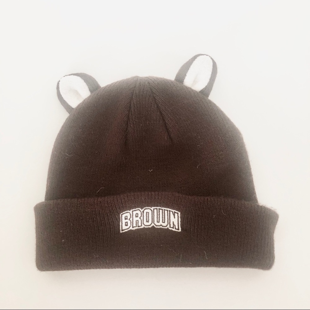 BROWN University Bear Eared Lightweight Beanie Hat